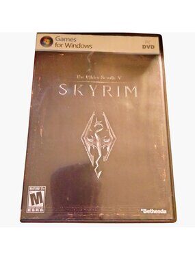 The Elder Scrolls V Skyrim PC Game Disc Windows Bethesda